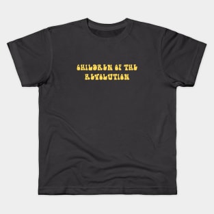 Children of the Revolution, mustard Kids T-Shirt